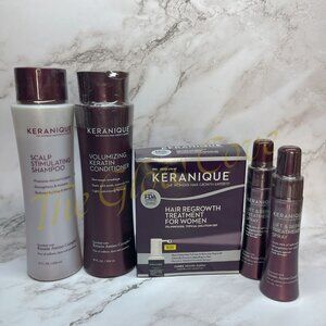 Keranique Hair Regrowth & Strengthening Bundle – Full Set! 🌸